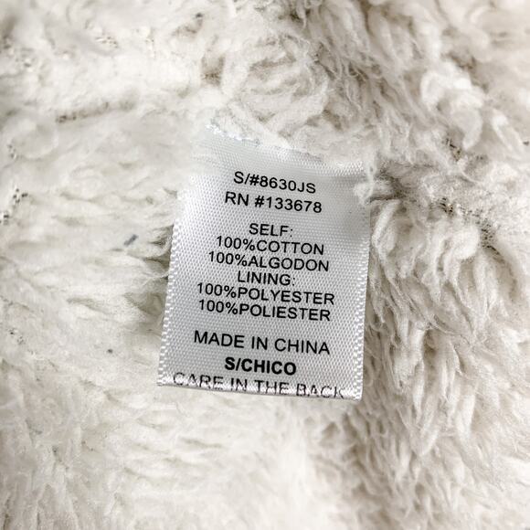 Love Tree Flora Embroidered Denim Jacket Small NWT - Picture 11 of 14